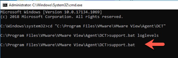 VMware Horizon Support.bat